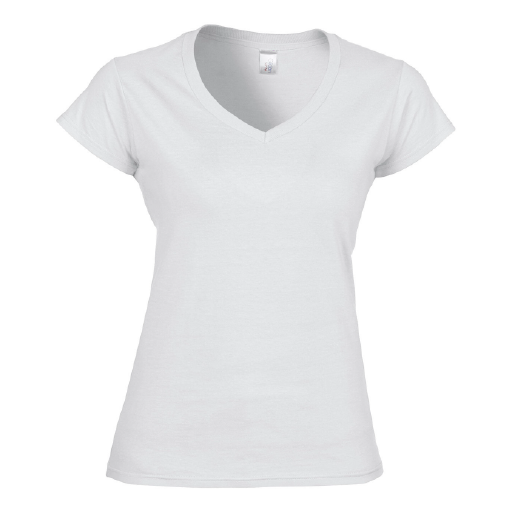 Gildan Ladies' SoftStyle® Fitted V-Neck T-Shirt